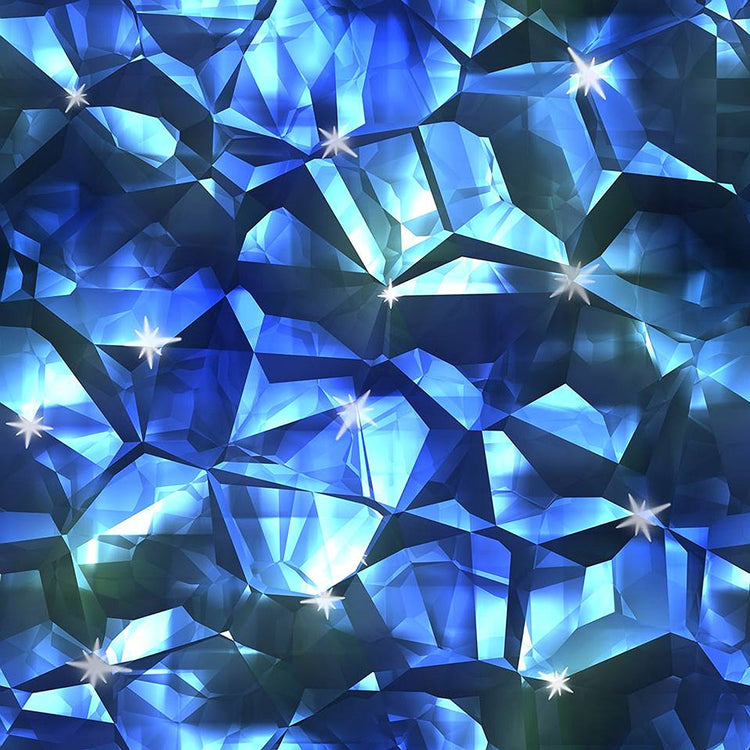 Blue Crystals Pattern