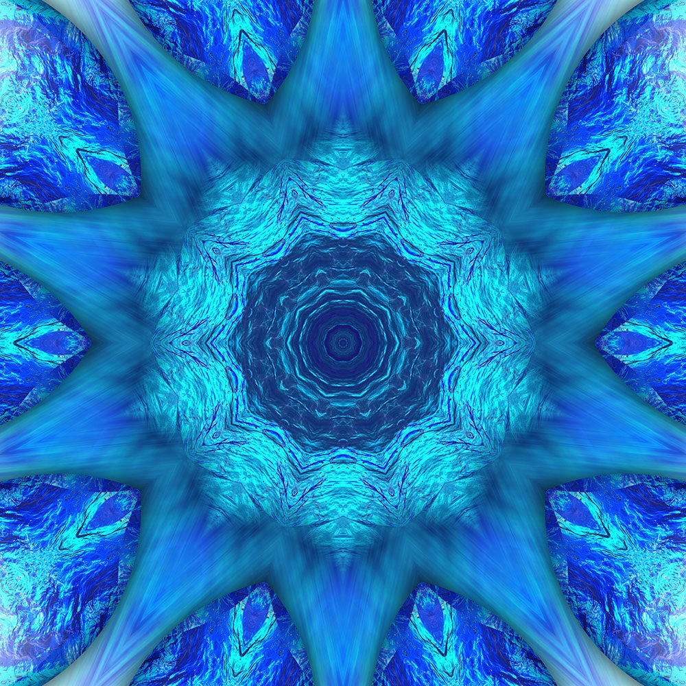 Blue Water Kaleidoscope