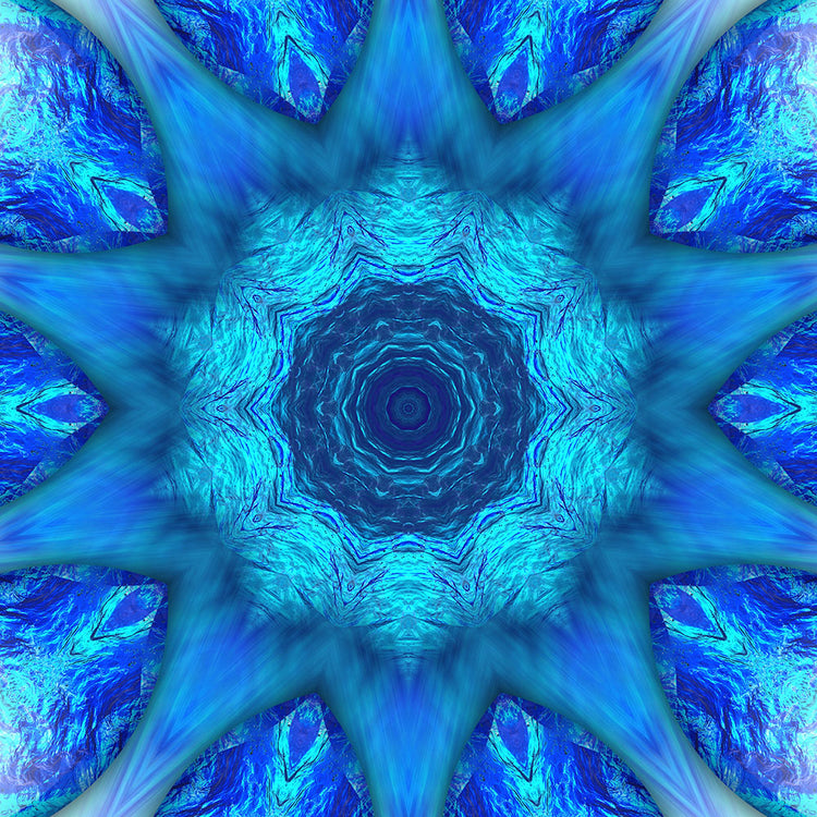 Blue Water Kaleidoscope