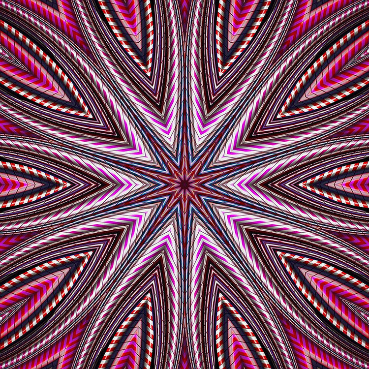 Candy Cane Kaleidoscope