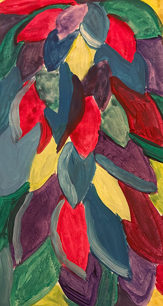 Colorful Leaves Watercolor