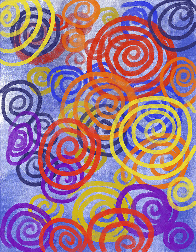 Colorful Spirals