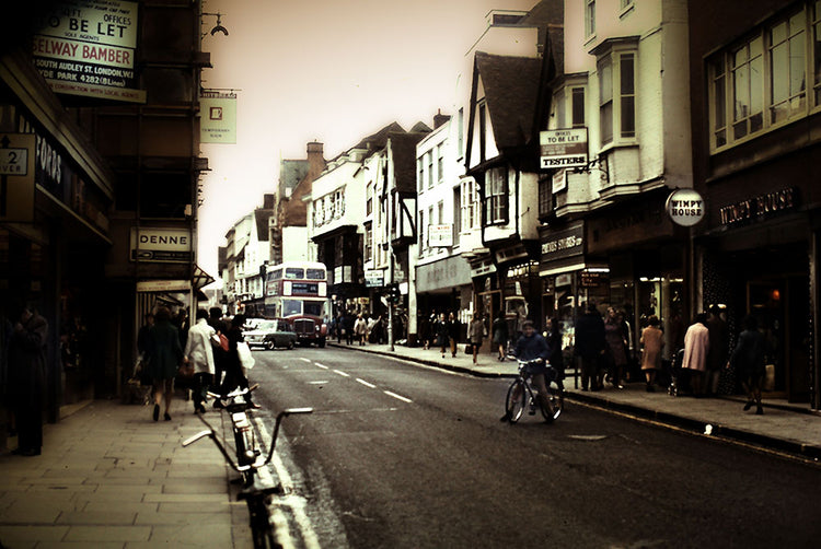 London Street With Bicycles