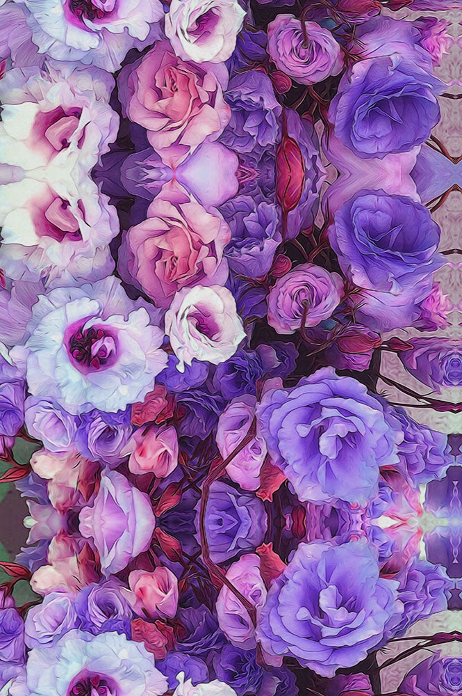 Purple Flower Kaleidoscope