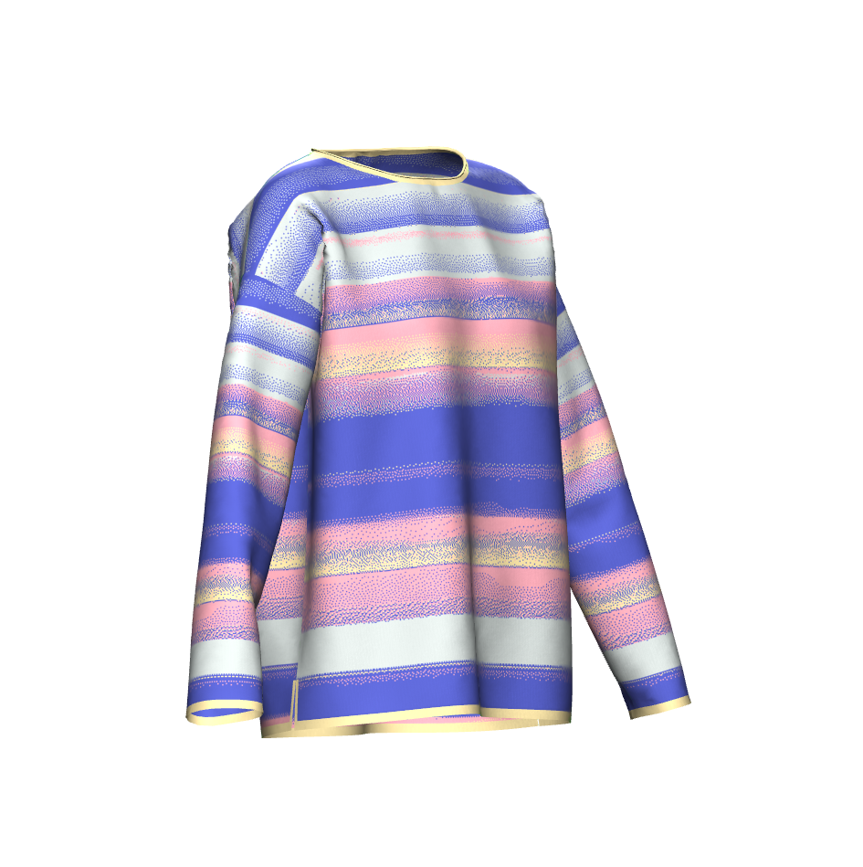 Cotton Candy Stripes Sweater