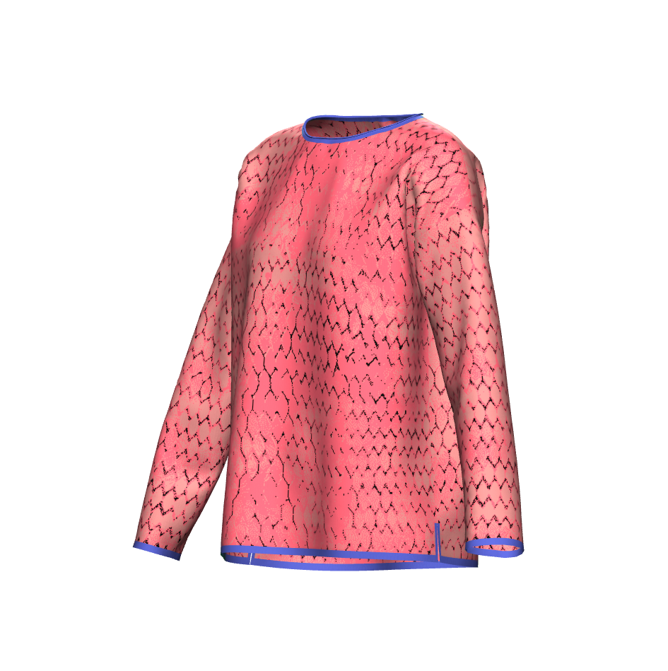 Pink Dragon Scales Sweater