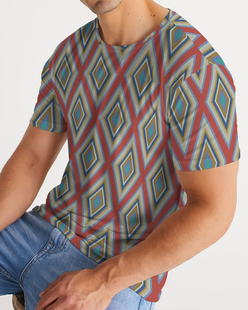 Colorful Diamonds Variation 3 Men's All-Over Print Tee