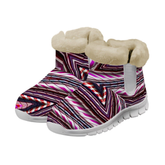 Snow Boots Candy Cane Kaleidoscope