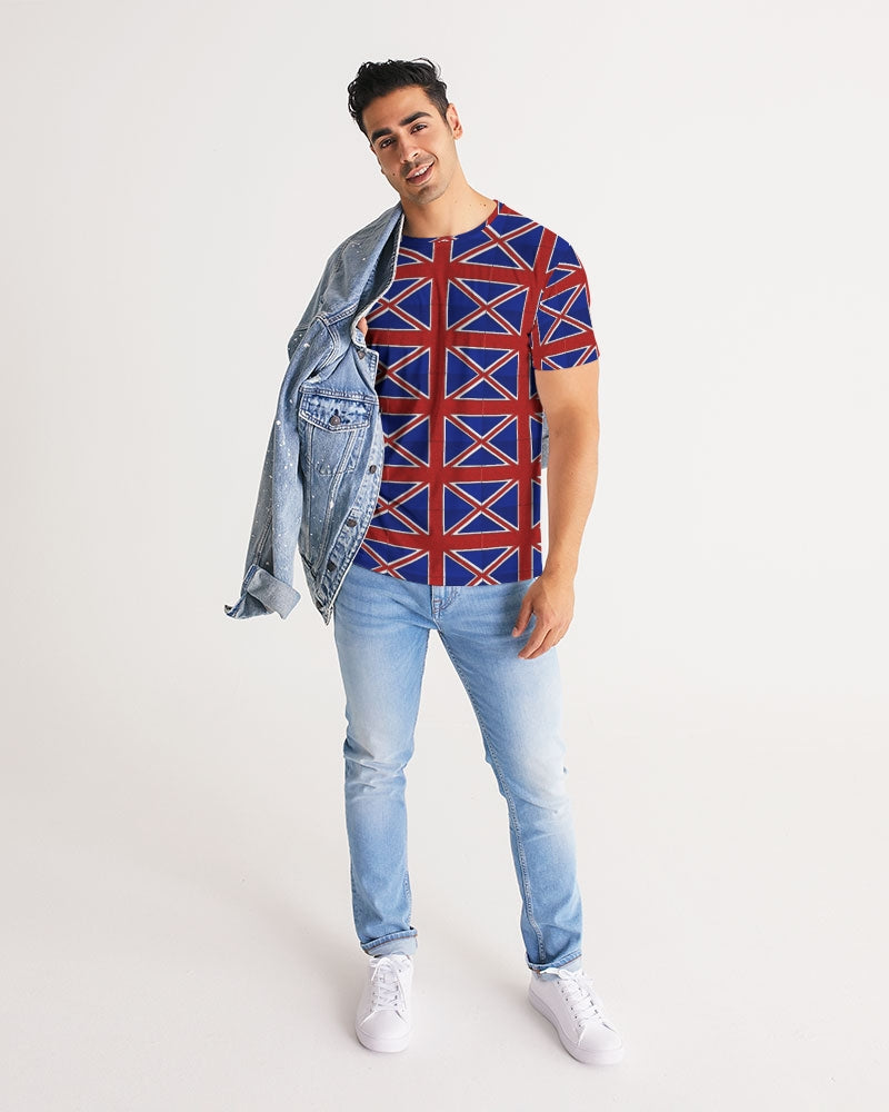 British Flag Pattern Men's All-Over Print Tee