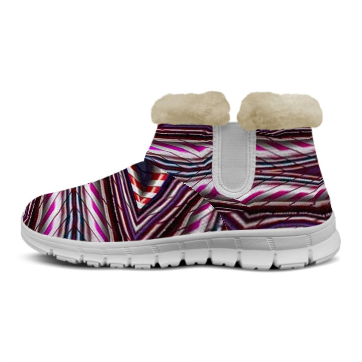 Snow Boots Candy Cane Kaleidoscope