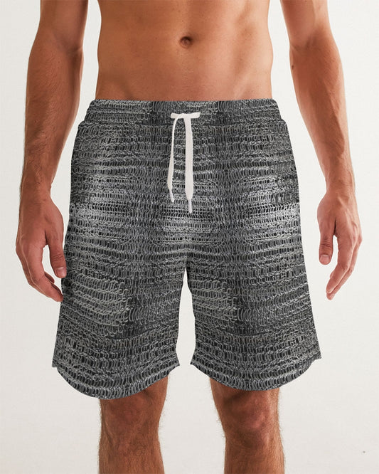 Chainmaille Men's All-Over Print Swim Trunk