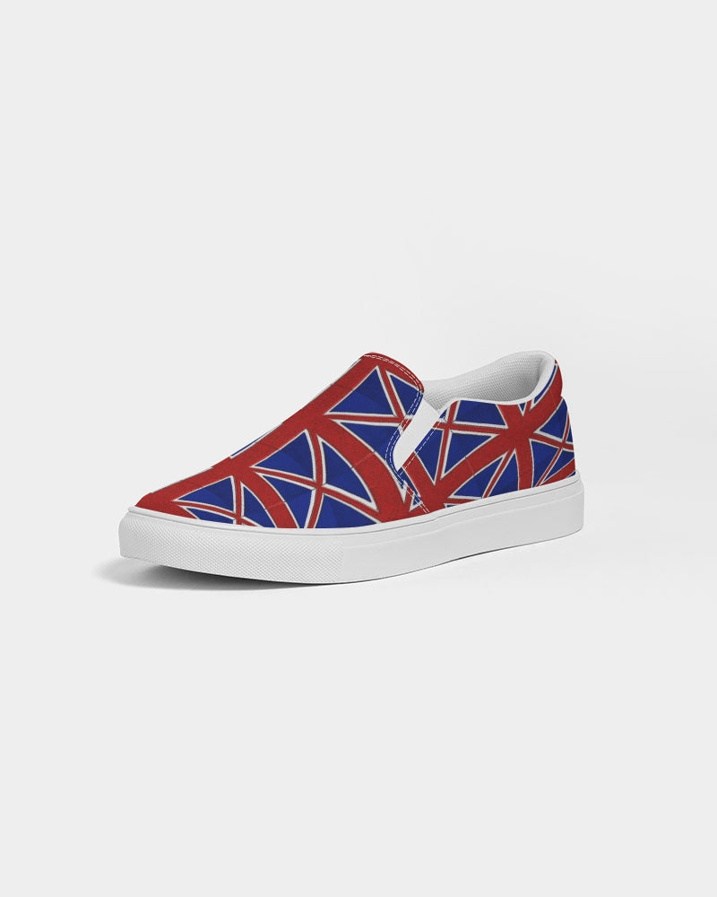 British Flag Pattern Women's Slip-On Canvas Shoe