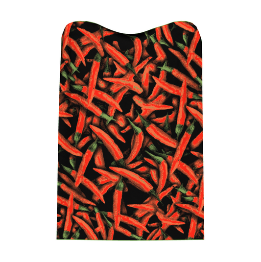 Red Chili Peppers Knit Throw Blanket