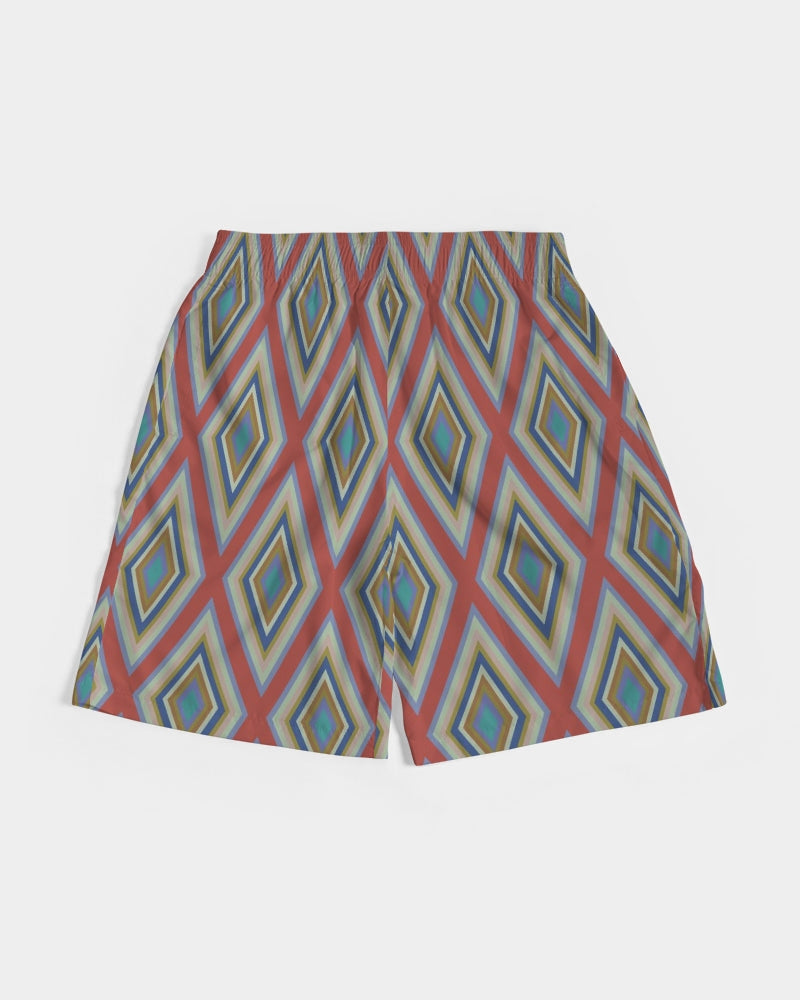 Colorful Diamonds Variation 3 Men's All-Over Print Jogger Shorts