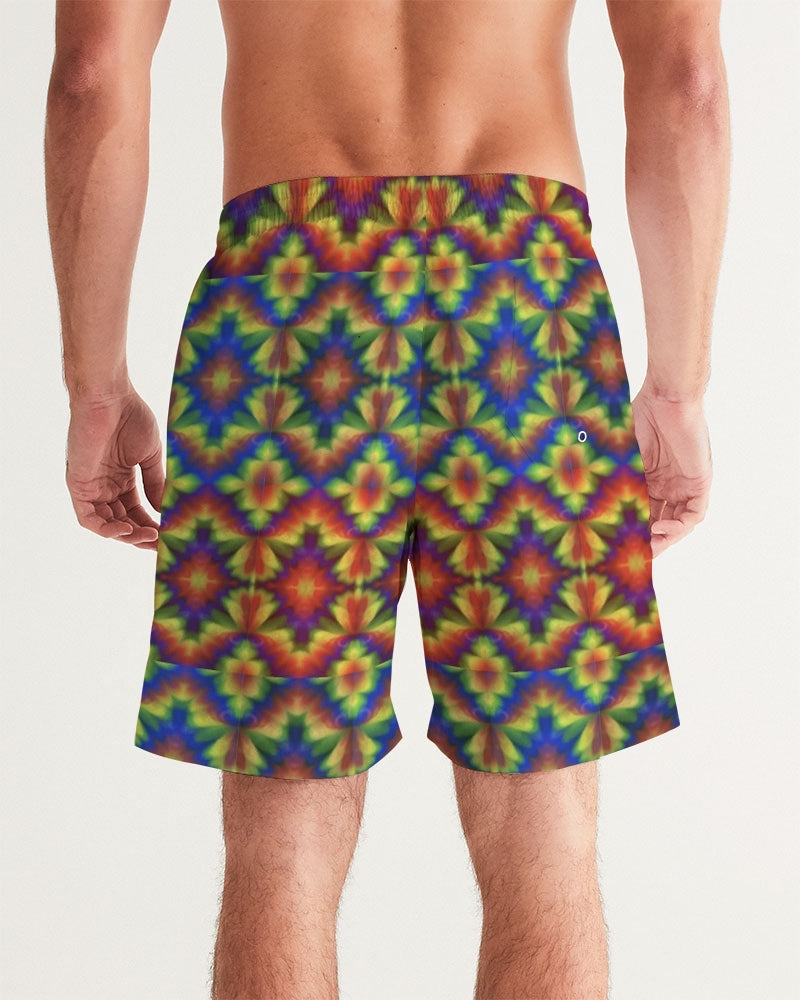 Carnival Kaleidoscope Men's All-Over Print Swim Trunk