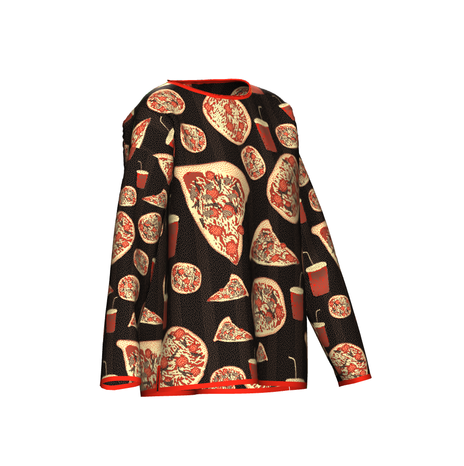 Pizza Pattern Sweater