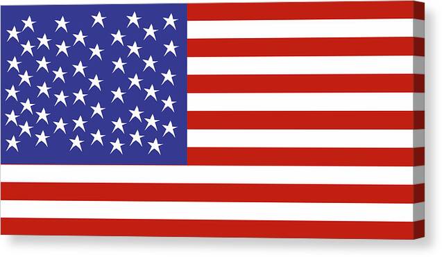 American Flag 1 - Canvas Print