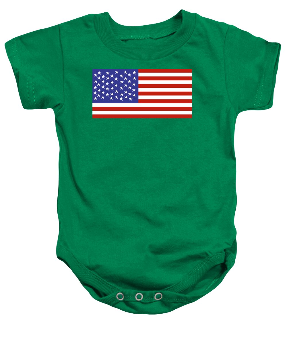 American Flag #1 - Baby Onesie