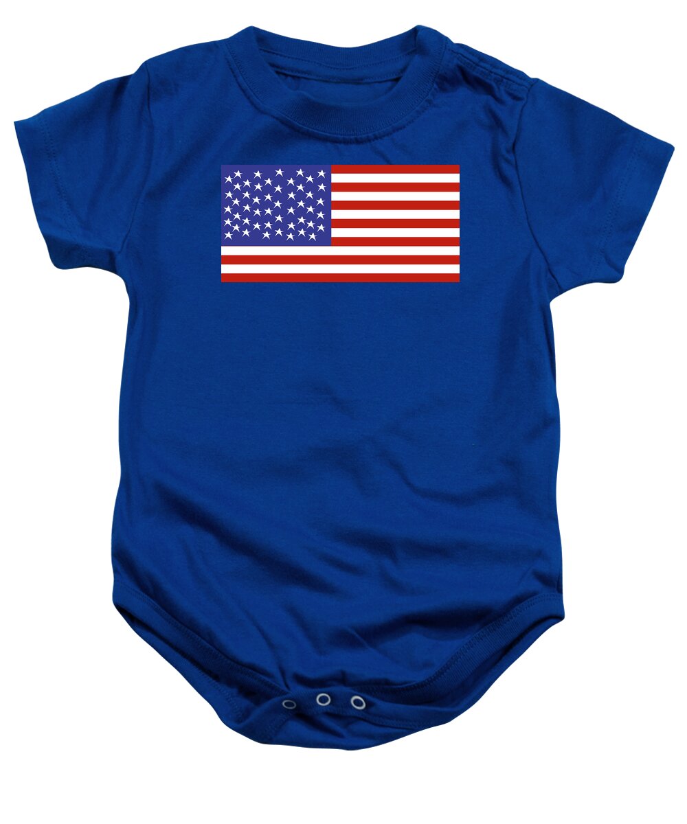 American Flag #1 - Baby Onesie