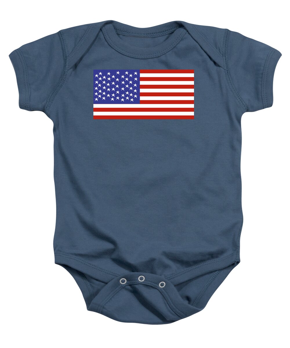 American Flag #1 - Baby Onesie