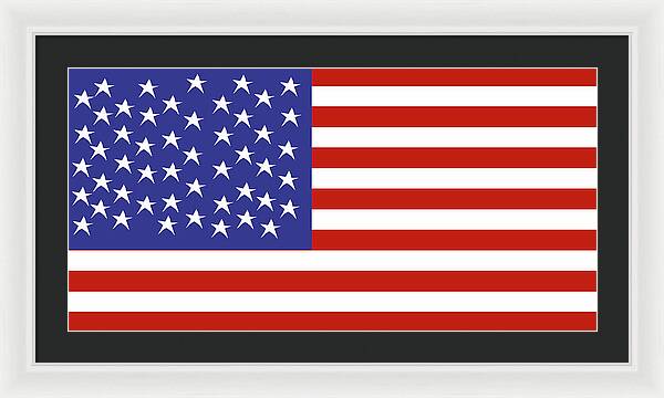 American Flag 1 - Framed Print