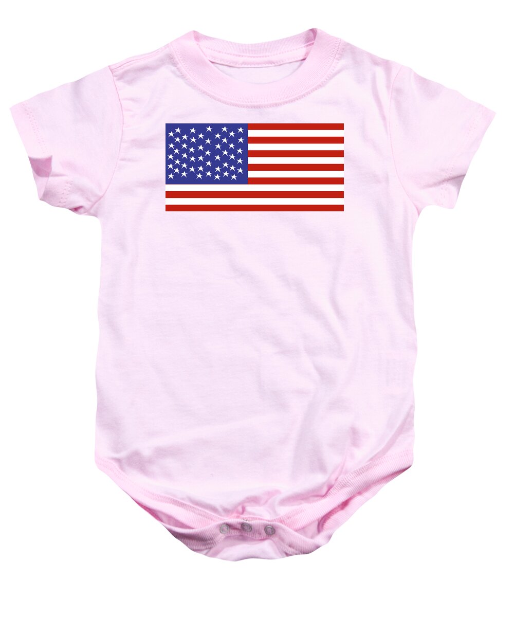 American Flag #1 - Baby Onesie