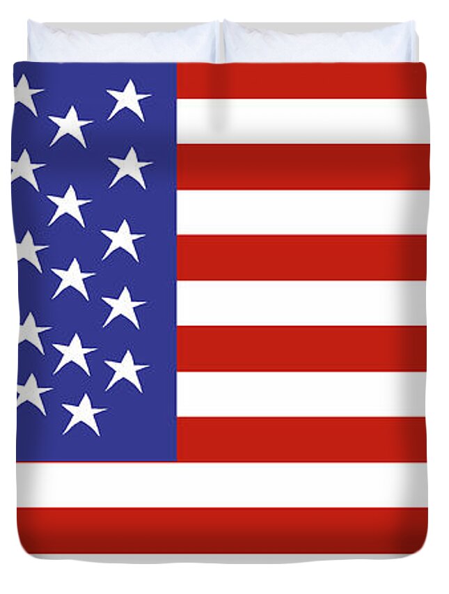 American Flag 1 - Duvet Cover