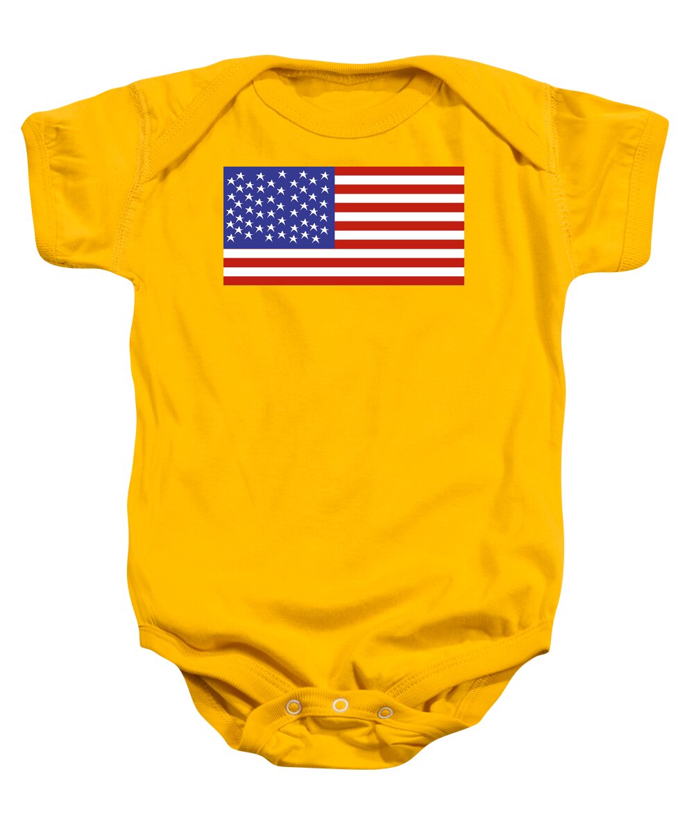 American Flag #1 - Baby Onesie