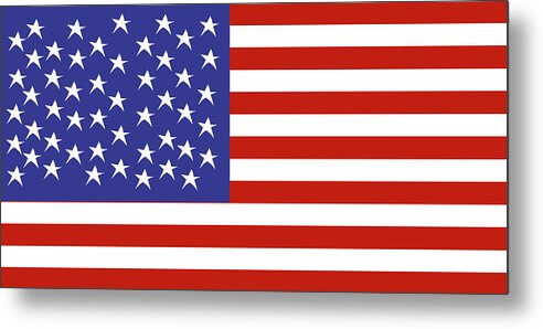 American Flag 1 - Metal Print