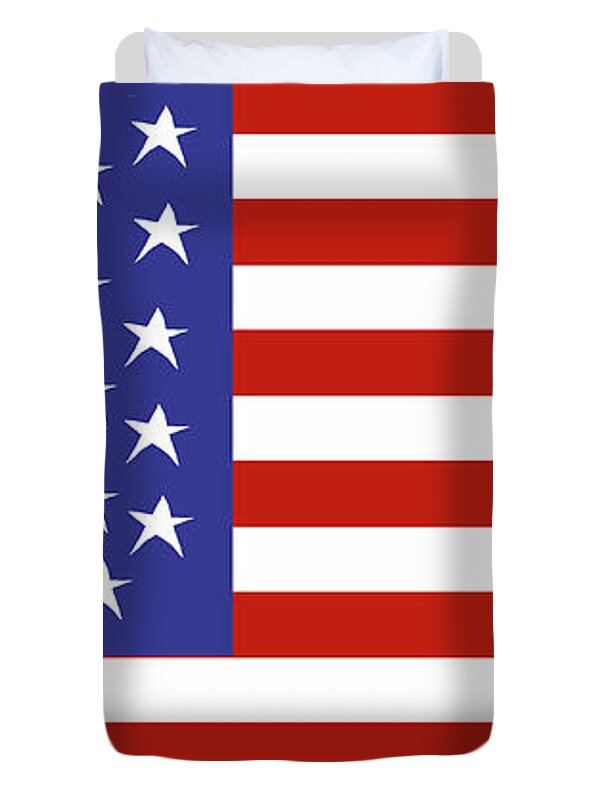 American Flag 1 - Duvet Cover