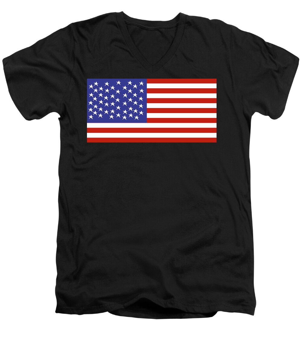 American Flag #1 - Men's V-Neck T-Shirt