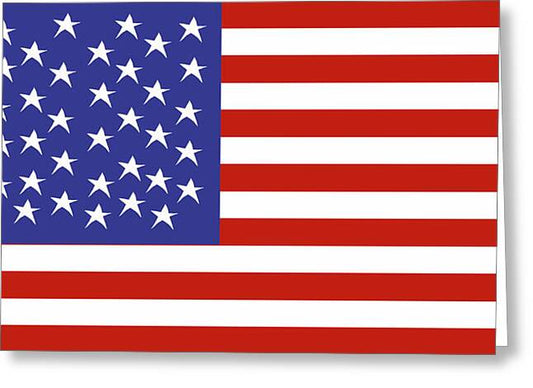 American Flag 1 - Greeting Card