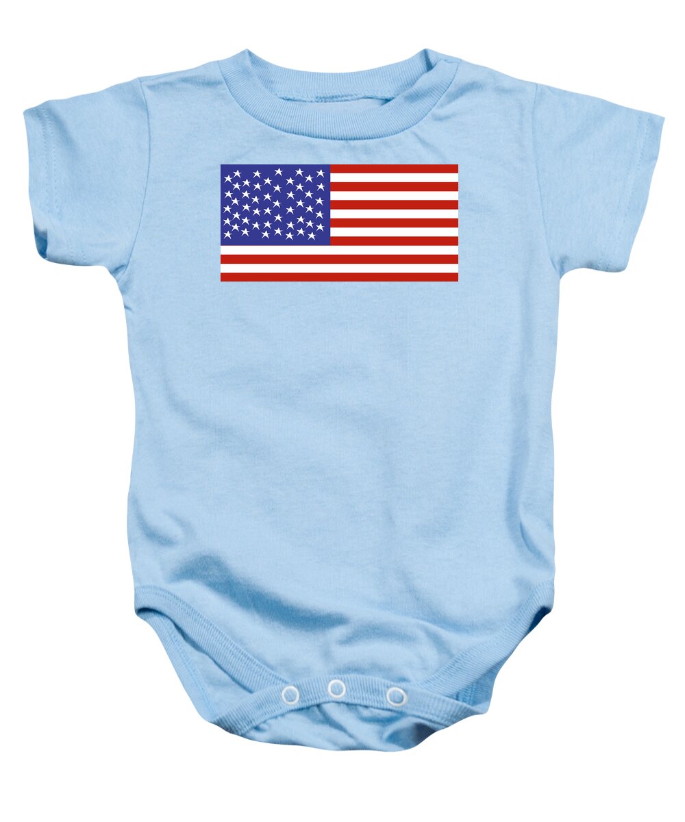 American Flag #1 - Baby Onesie