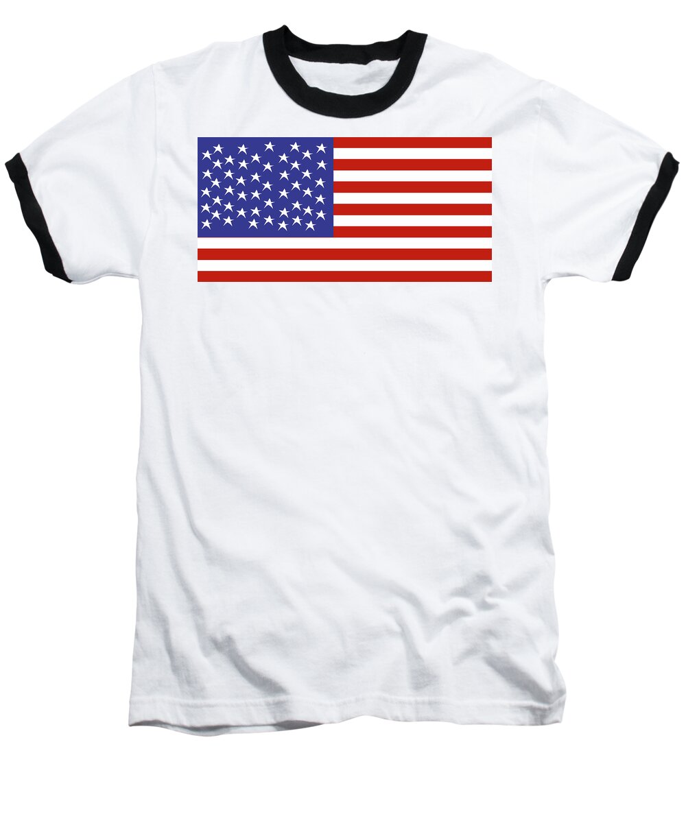 American Flag #1 - Baseball T-Shirt