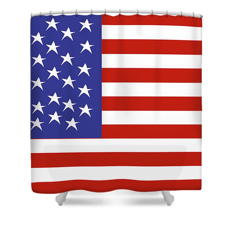 American Flag 1 - Shower Curtain