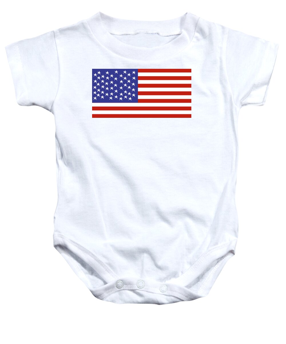 American Flag #1 - Baby Onesie