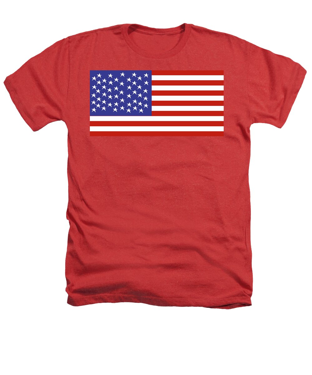 American Flag #1 - Heathers T-Shirt