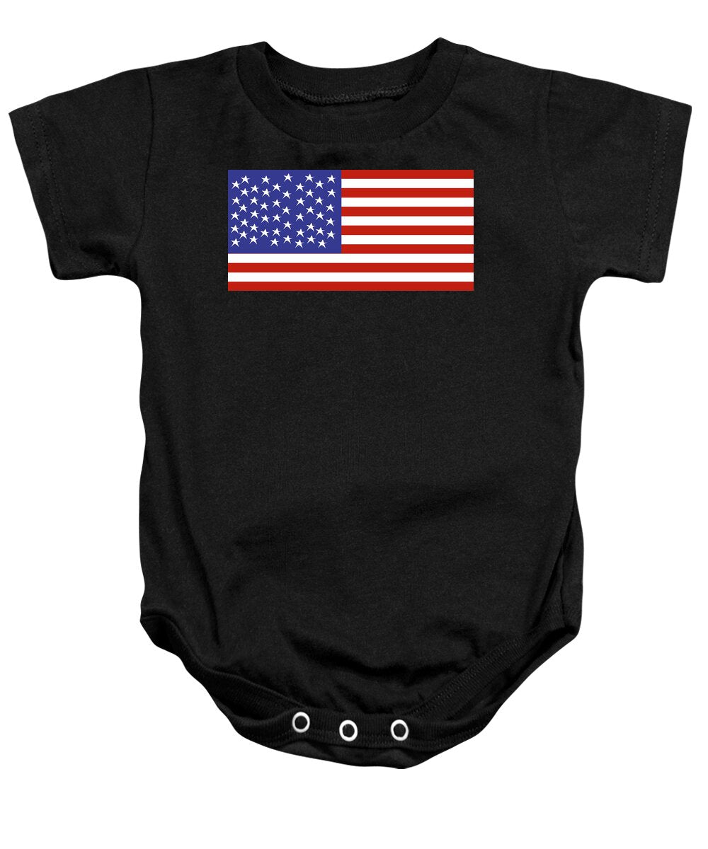 American Flag #1 - Baby Onesie