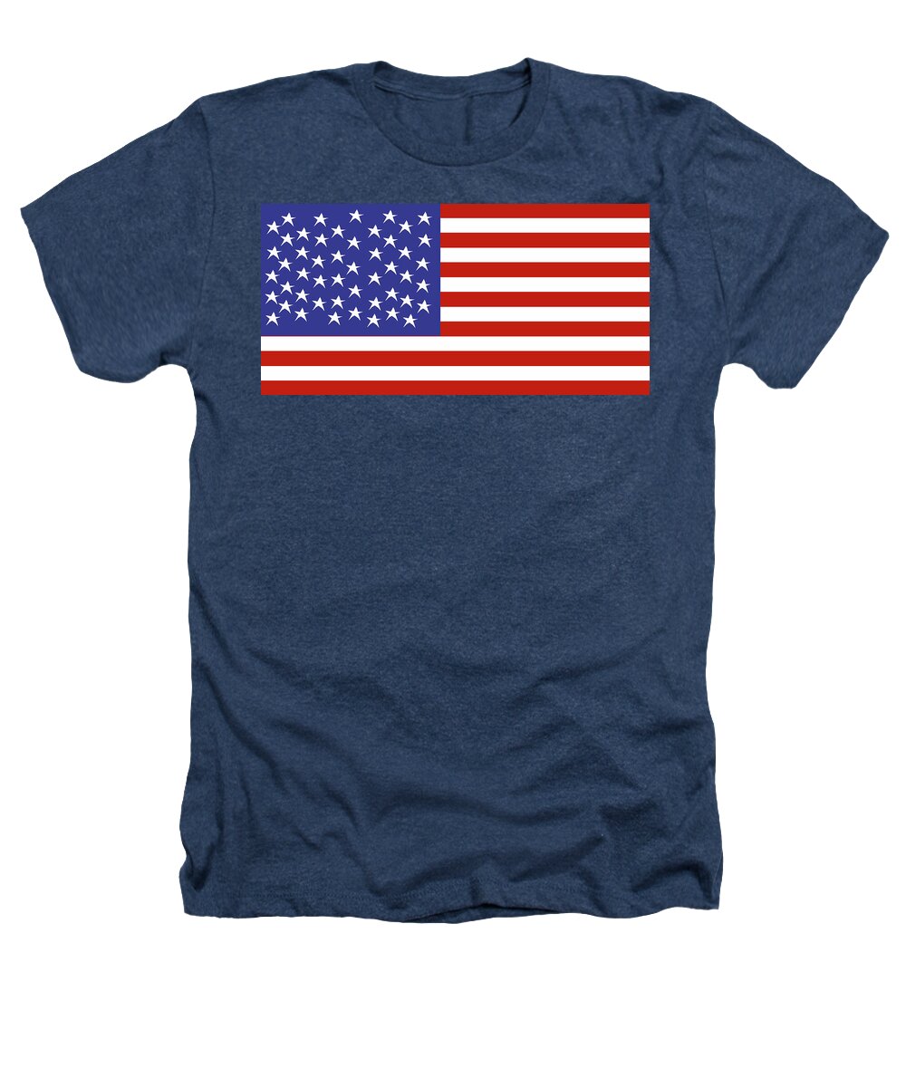 American Flag #1 - Heathers T-Shirt