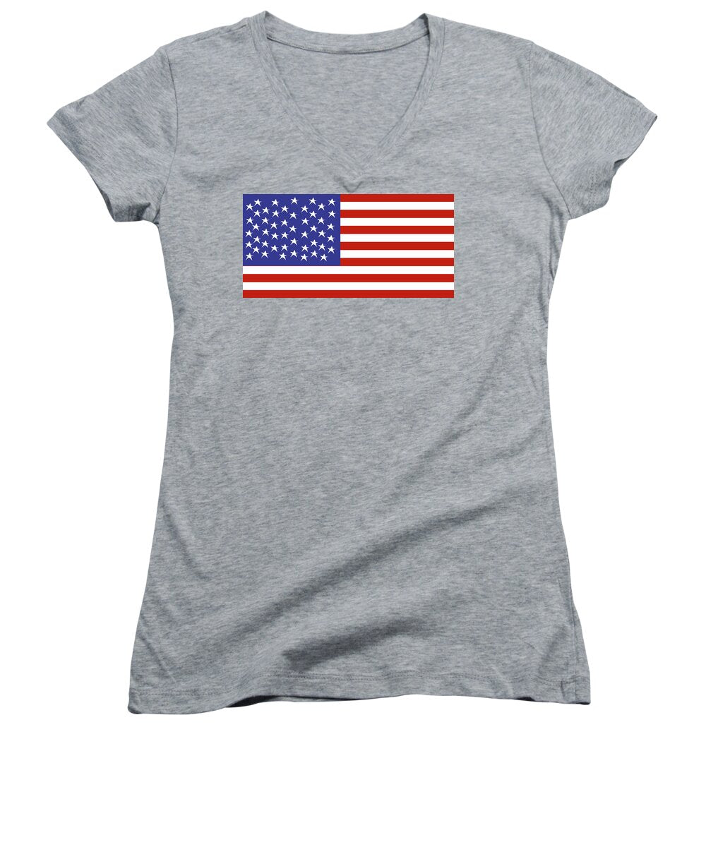 American Flag #1 - Women's V-Neck