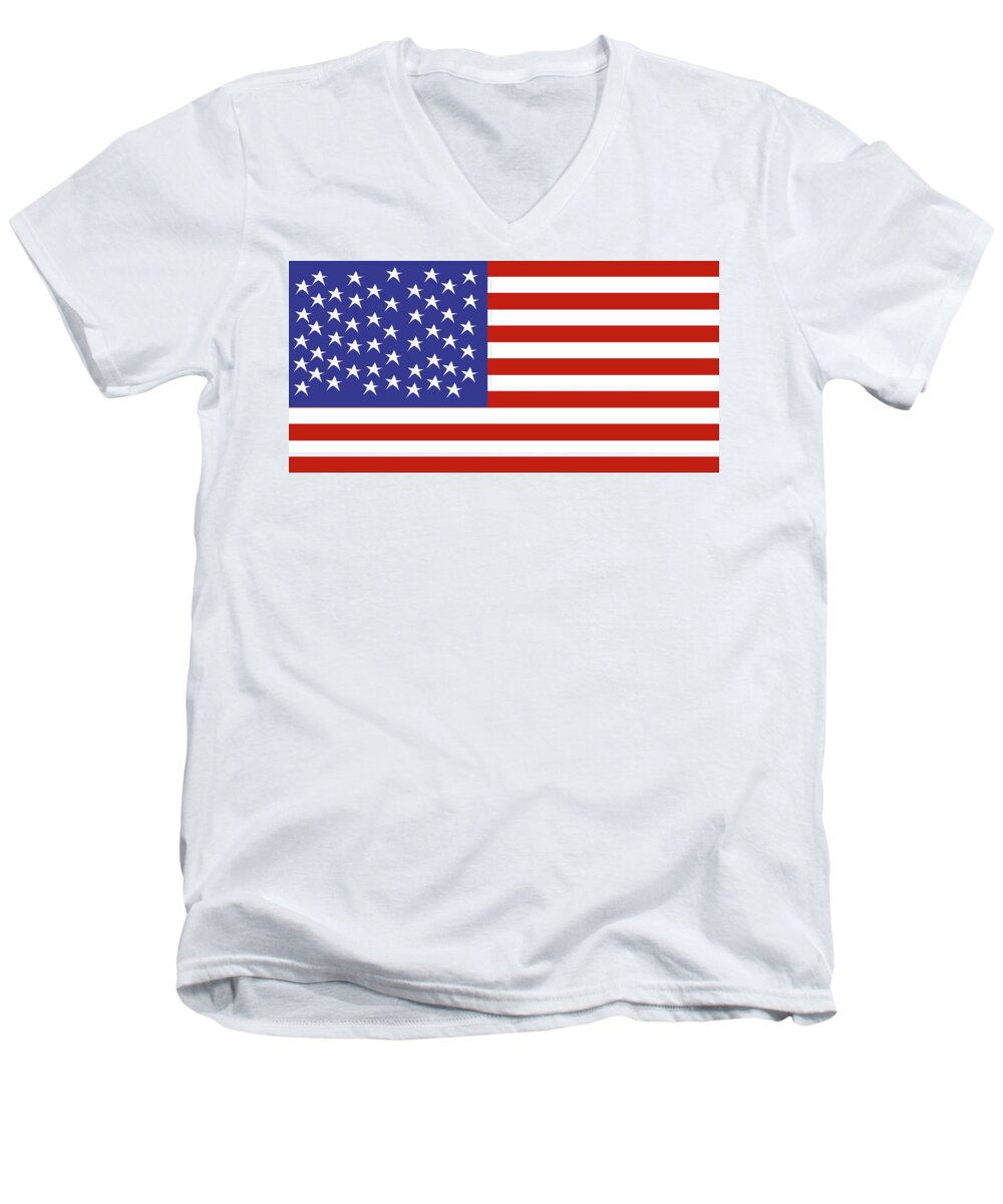 American Flag #1 - Men's V-Neck T-Shirt