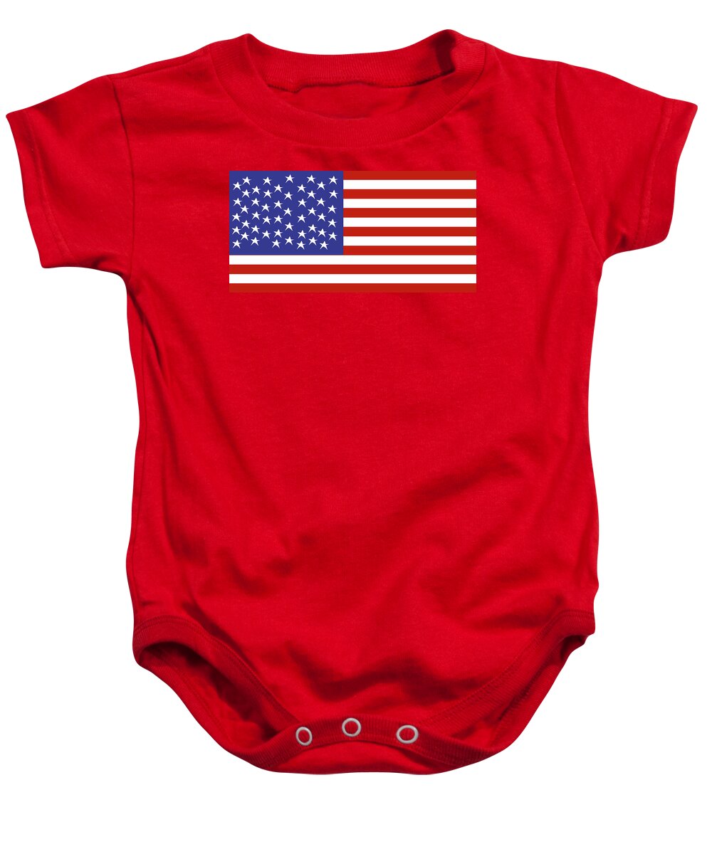 American Flag #1 - Baby Onesie