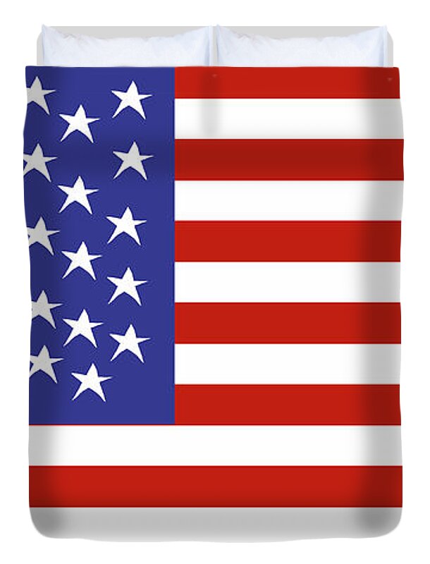 American Flag 1 - Duvet Cover