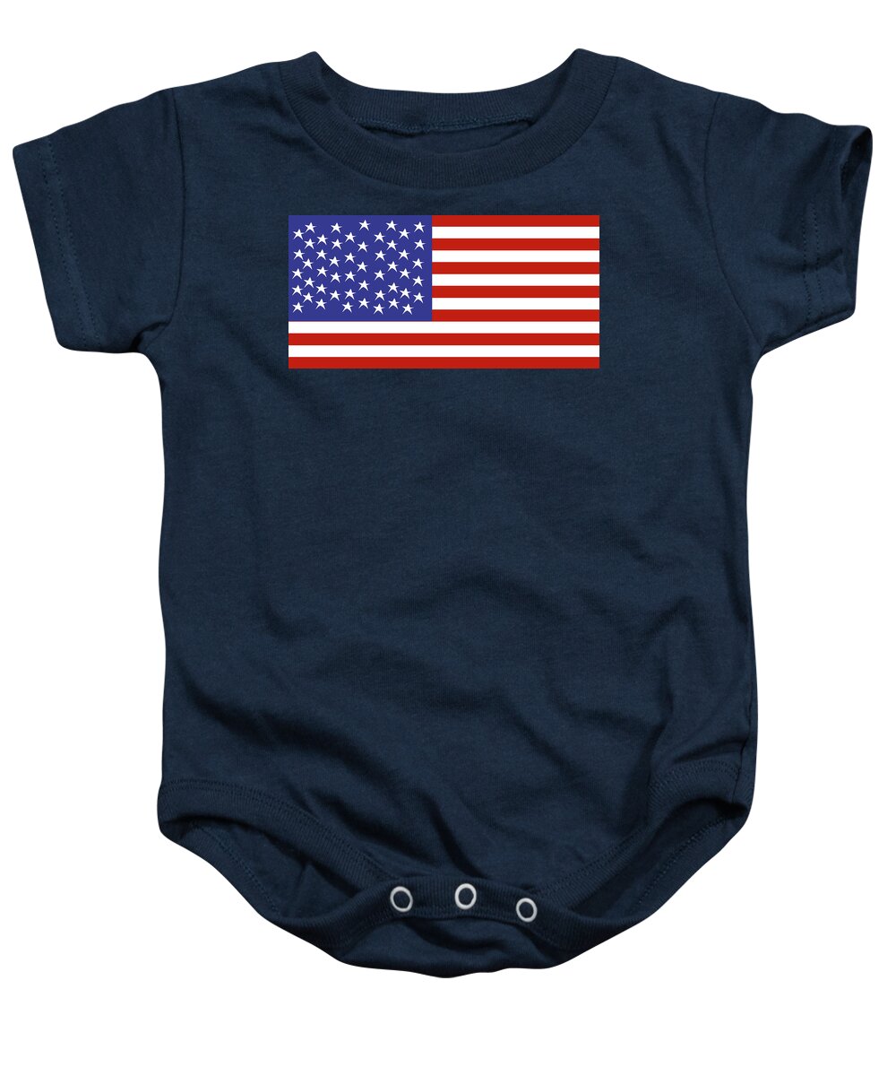 American Flag #1 - Baby Onesie