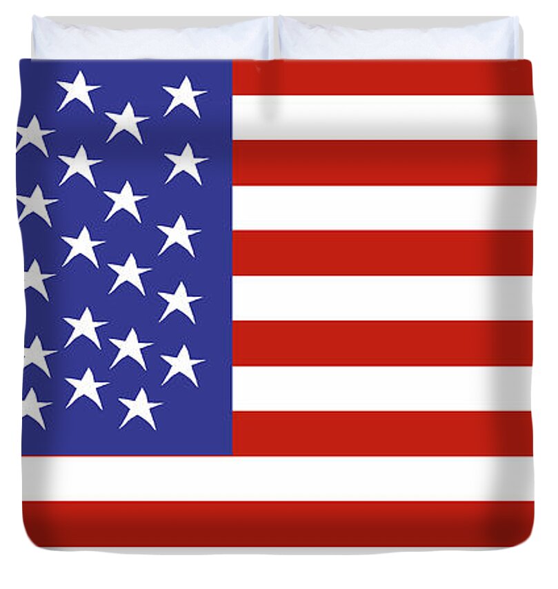 American Flag 1 - Duvet Cover