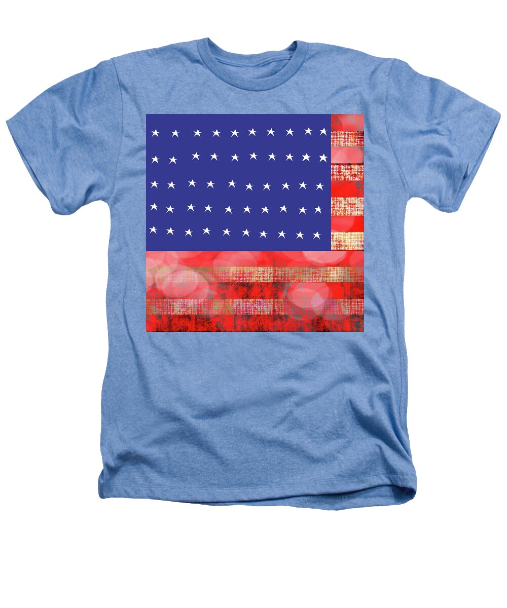 American Flag In Bokeh #1 - Heathers T-Shirt