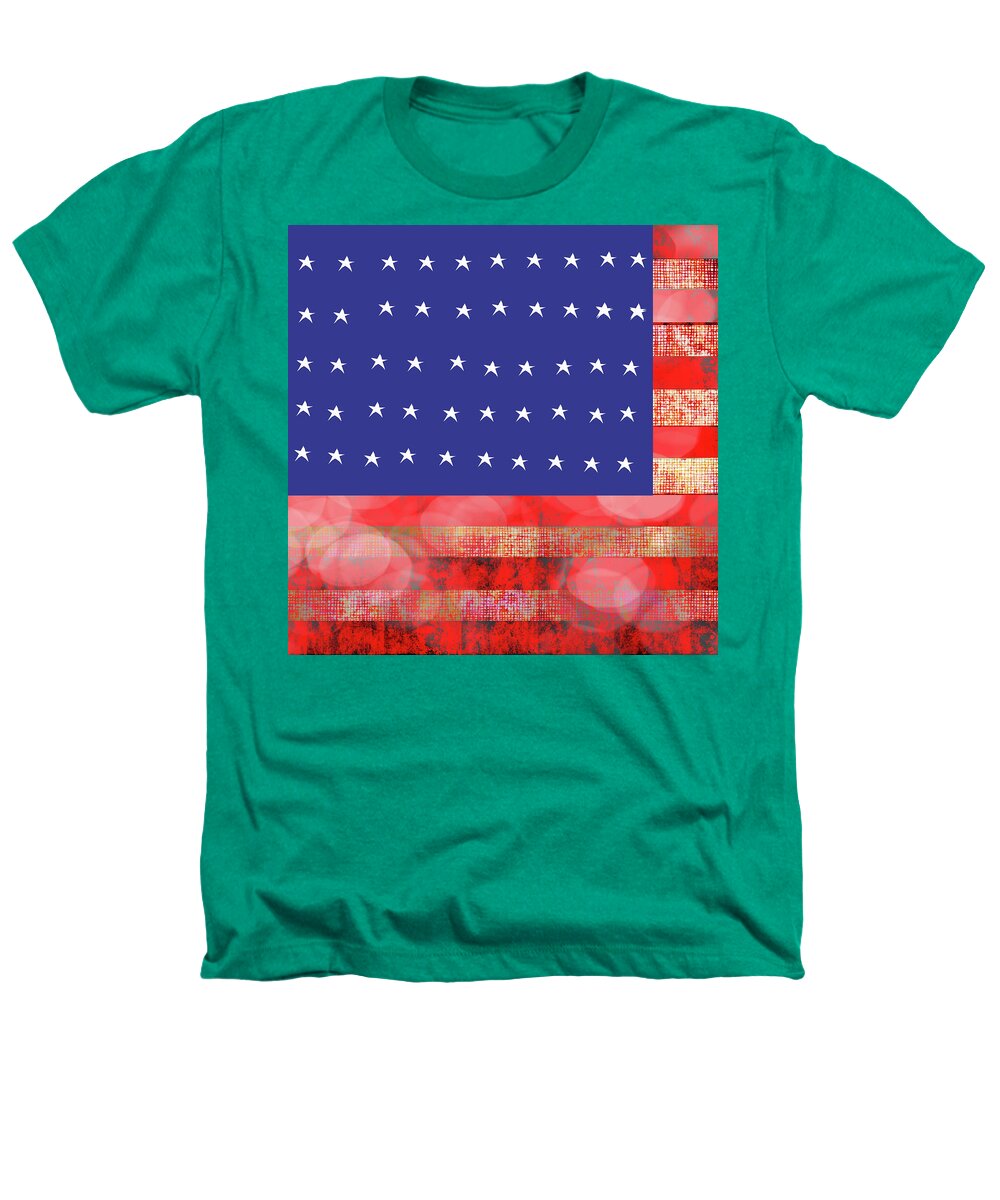 American Flag In Bokeh #1 - Heathers T-Shirt