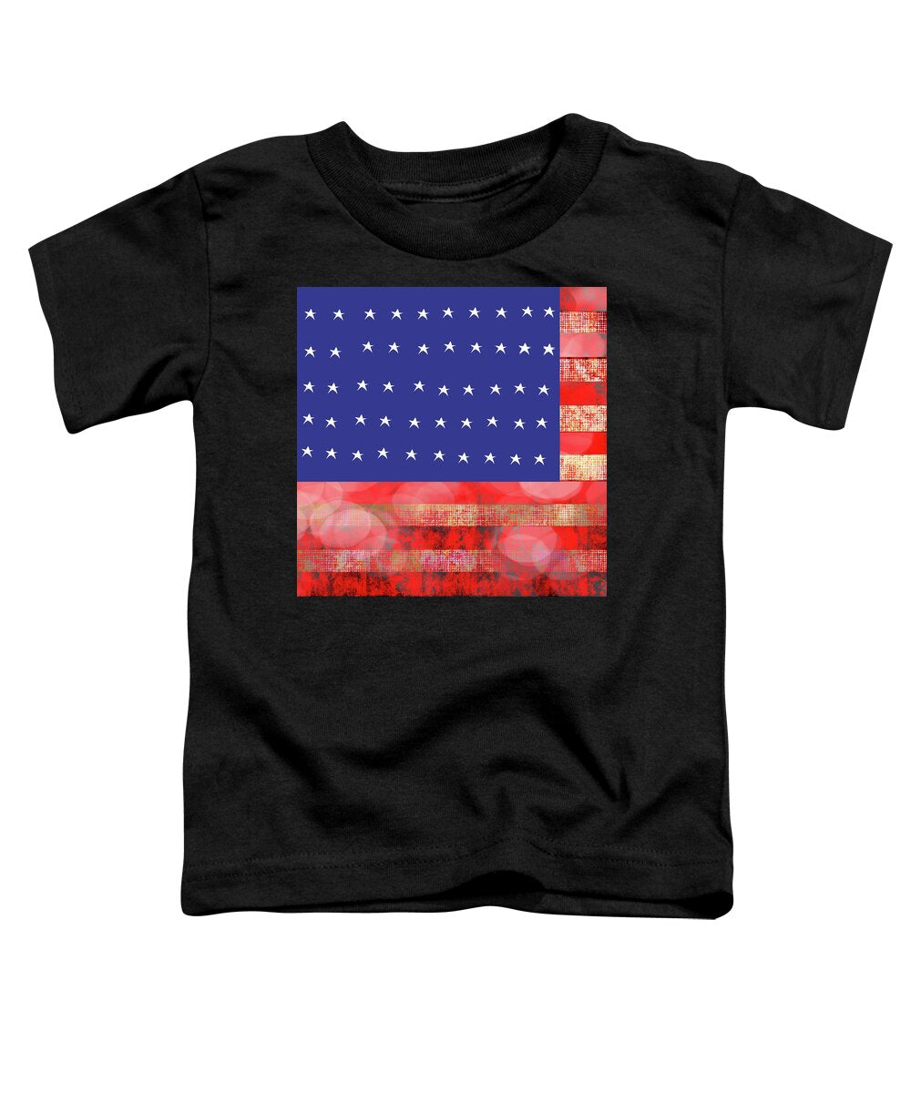 American Flag In Bokeh #1 - Toddler T-Shirt