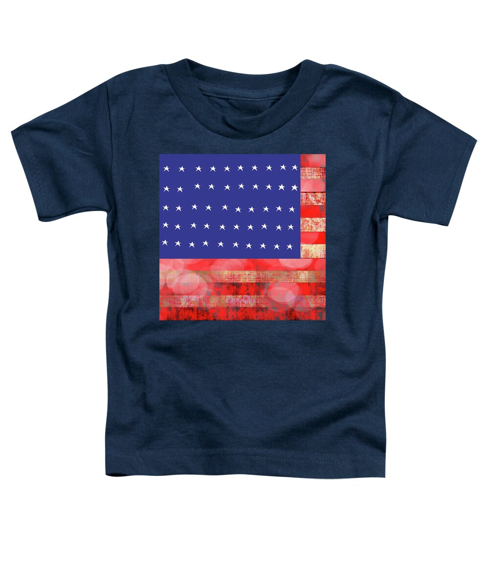 American Flag In Bokeh #1 - Toddler T-Shirt