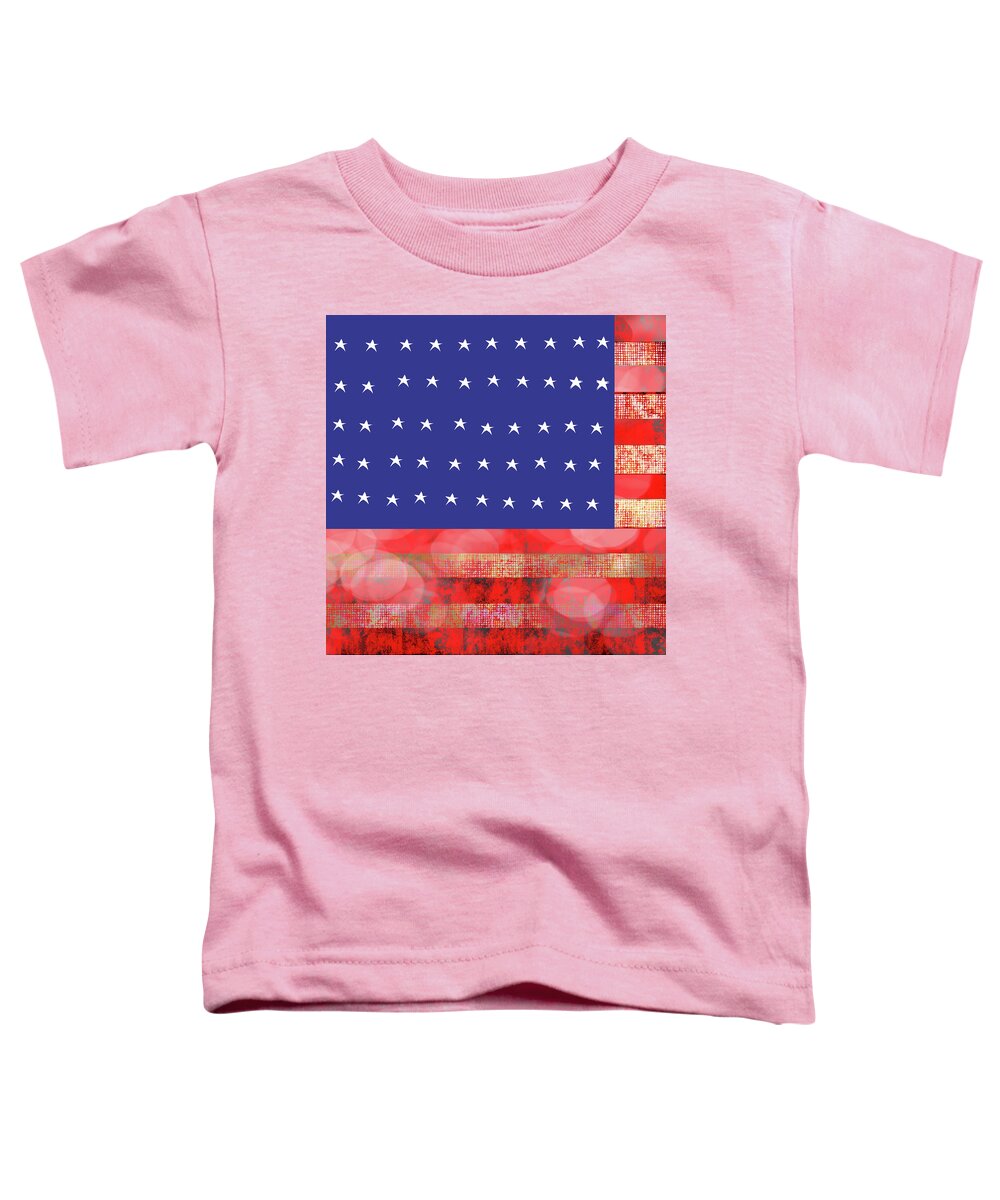 American Flag In Bokeh #1 - Toddler T-Shirt